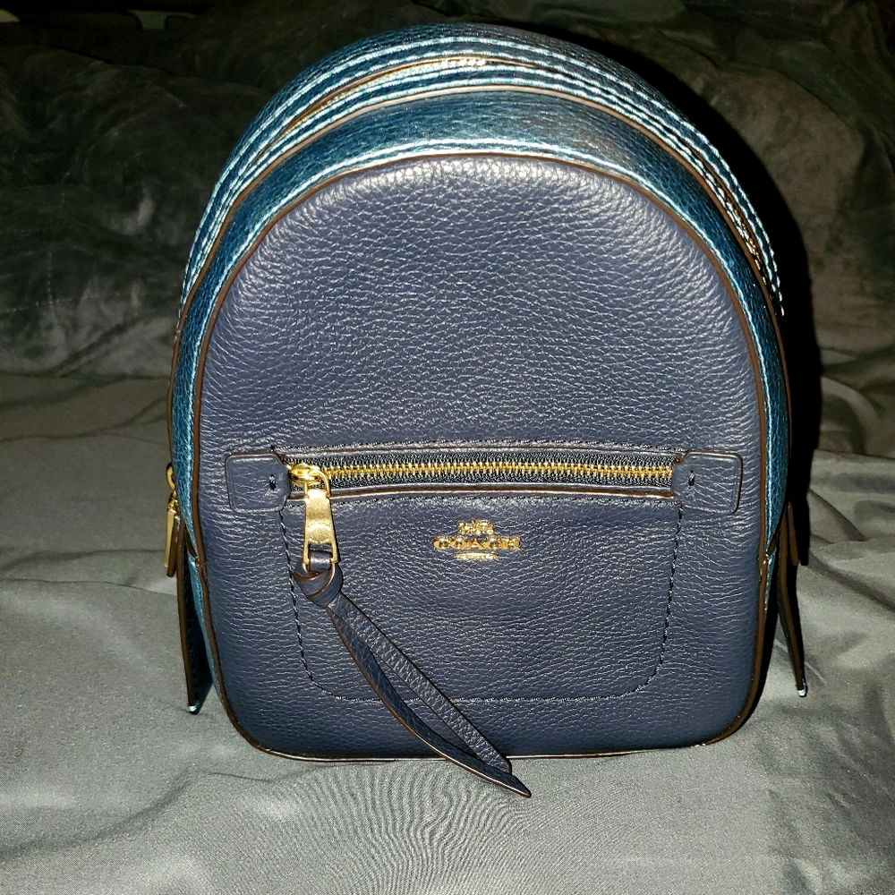 Coach Metallic Mini Backpack